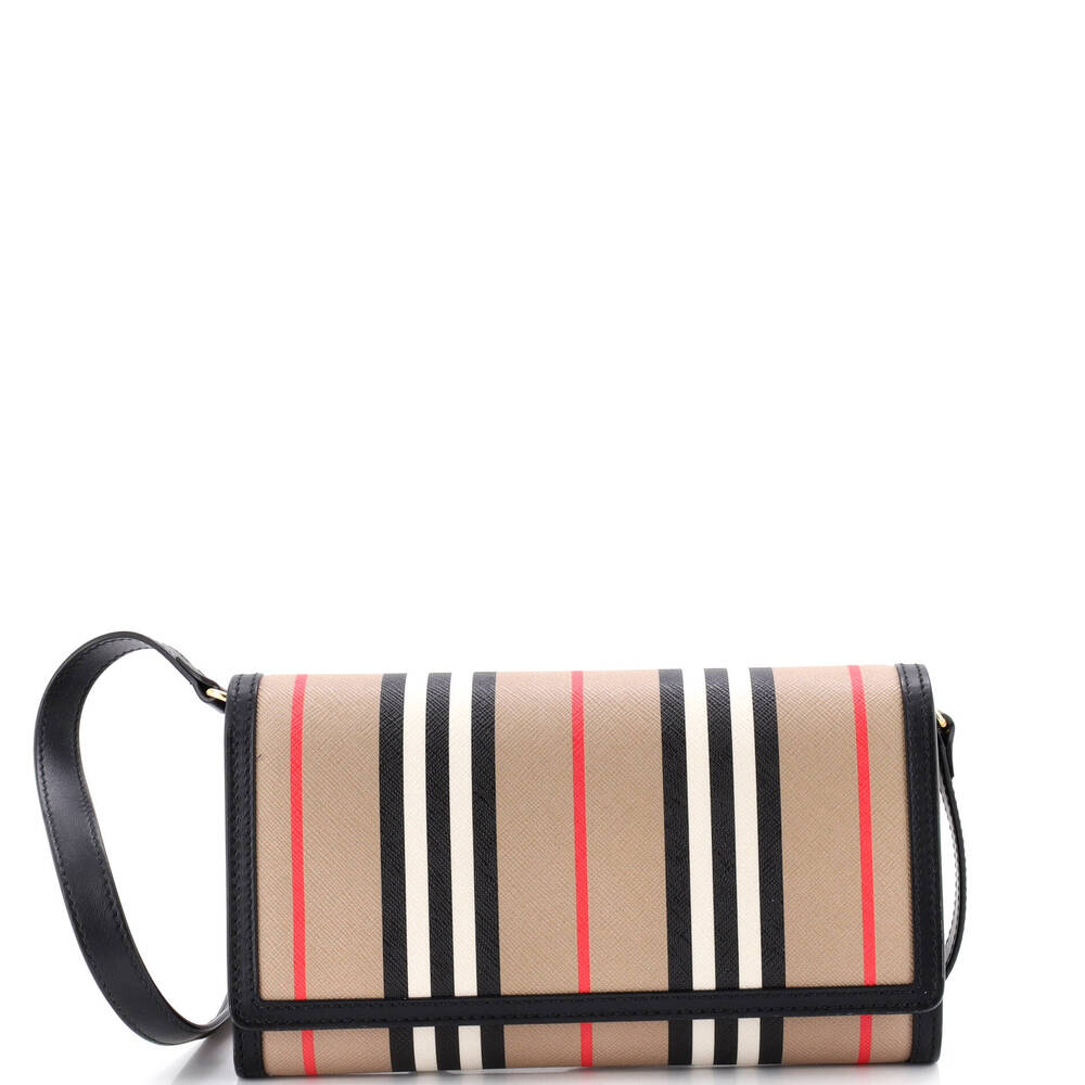 Burberry Hannah Wallet On Strap Icon #258935B61B - Picture 1 of 7